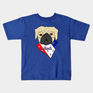 Fourth Of July Pug Kids T-Shirt